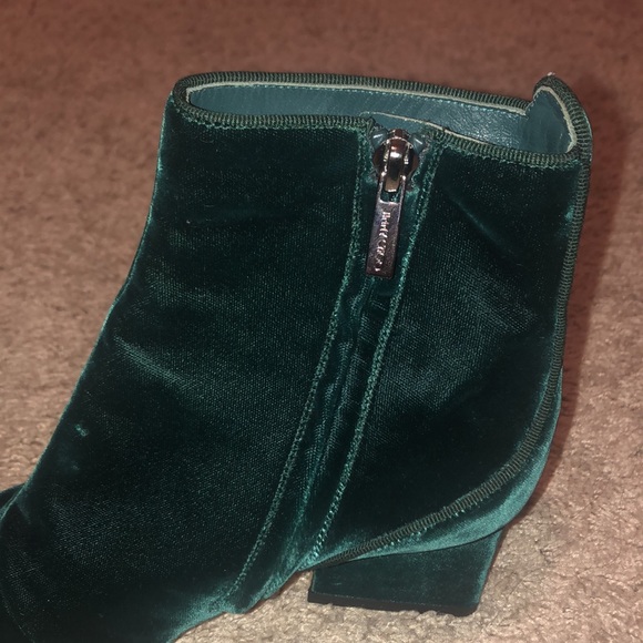Jimmy Choo green velvet ankle boots size 35.5 - Picture 16 of 16